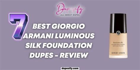 best dupe for armani luminous silk